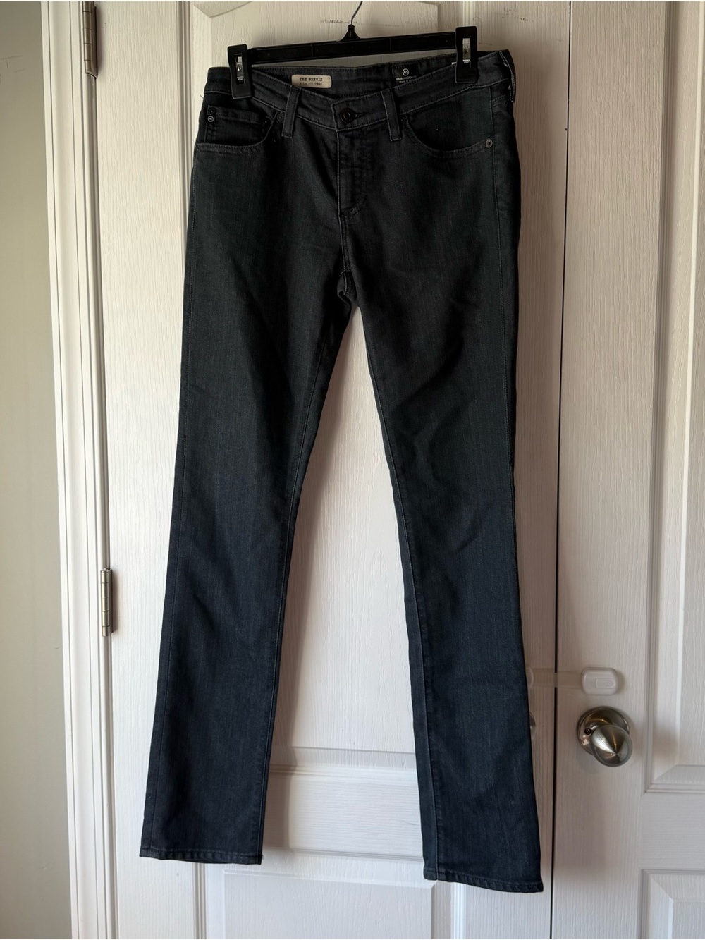 AG Women’s Straight-Leg Jeans — Dark wash